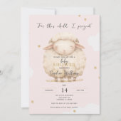 Invitation Pour Cet Enfant, J'Ai Prié Religieuse Fille D'Agne (Devant)