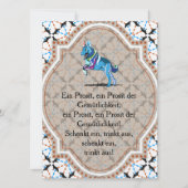 Invitation pour chien de berger (Devant)