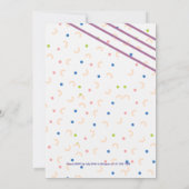 invitation pour chien de la fête de pawsome (Dos)