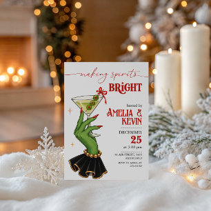Invitation pour cocktail de Noël au Martini de la