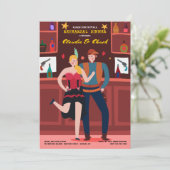 Invitation pour couple de salon (Debout devant)