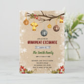 Invitation pour décoration de Noël (Debout devant)