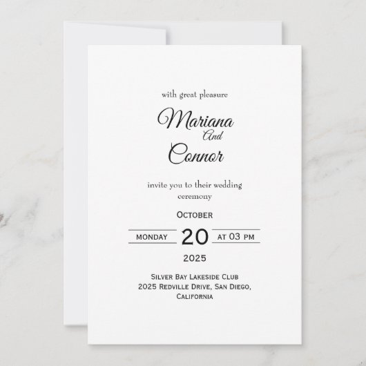 Invitation pour Démo 4 (Devant)