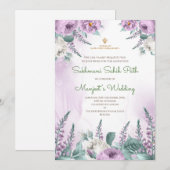 Invitation pour Digital Sukhmani Path et invitatio (Devant / Derrière)