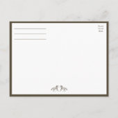 Invitation pour dîner de répétition de mariage de  (Dos)