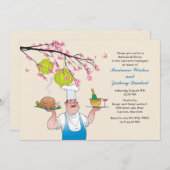 Invitation pour dîner en plein air (Devant / Derrière)