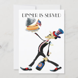 Invitation pour dîner / rassemblement unique versi