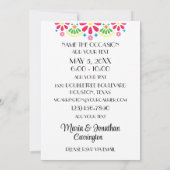 Invitation pour dîner / rassemblement unique versi (Dos)