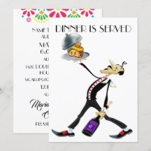 Invitation pour dîner / réunion unique Version 2