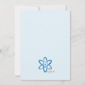 Invitation pour enfant scientifique (Dos)