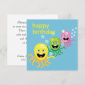 Invitation pour enfants (Devant / Derrière)