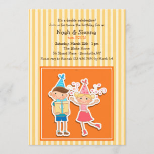 Invitation pour enfants d'anniversaire