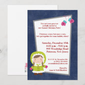 Invitation pour enfants de Noël 5x7 (Devant / Derrière)