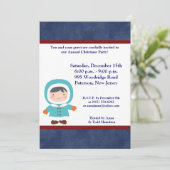 Invitation pour enfants de Noël 5x7 (Debout devant)