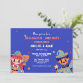 Invitation pour enfants d'Halloween (Debout devant)