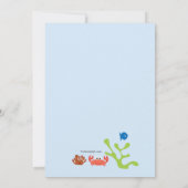 Invitation pour enfants Snorkel Mask (Dos)