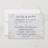 Invitation pour enterrement de vie de jeune fille (Dos)