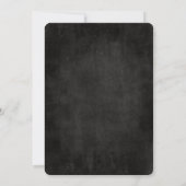 Invitation pour enterrement de vie de jeune fille (Dos)