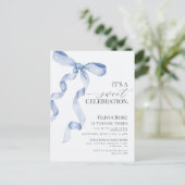 Invitation pour fête d'anniversaire de fille au nœ (Debout devant)