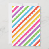 Invitation pour fête d'anniversaire de peinture ar (Dos)
