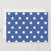 Invitation pour fête d'anniversaire du 14 juillet (Dos)