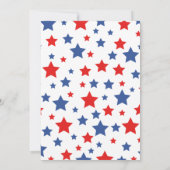 Invitation pour fête d'anniversaire du 14 juillet (Dos)