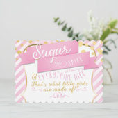 Invitation pour fête d'anniversaire Sugar & Spice  (Debout devant)