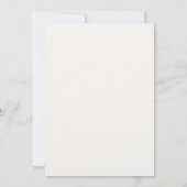 Invitation pour fille au premier jour de communion (Dos)