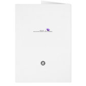 Invitation pour Fils Anniversaire, Thème Espace (Dos)