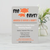 Invitation Pour Fox Sake ! Vous avez un bébé ? ! Baby shower (Debout devant)