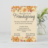 Invitation pour Friendsgiving (Debout devant)