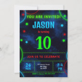 Invitation pour garçon (Devant)