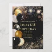 Invitation pour garçon de 13 ans (Devant)