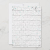 Invitation pour garçons hiphop (Dos)