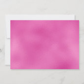 Invitation pour gâteau rose pour 80e anniversaire (Dos)