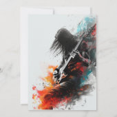 Invitation pour Guitar Player et Rock And Roll Par (Dos)