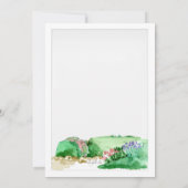 Invitation pour jardin de derrière (Dos)