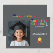 Invitation pour jeune diplômé  (Devant / Derrière)