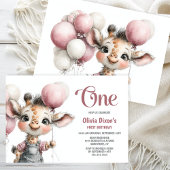 Invitation pour la 1ère fête d'anniversaire de la