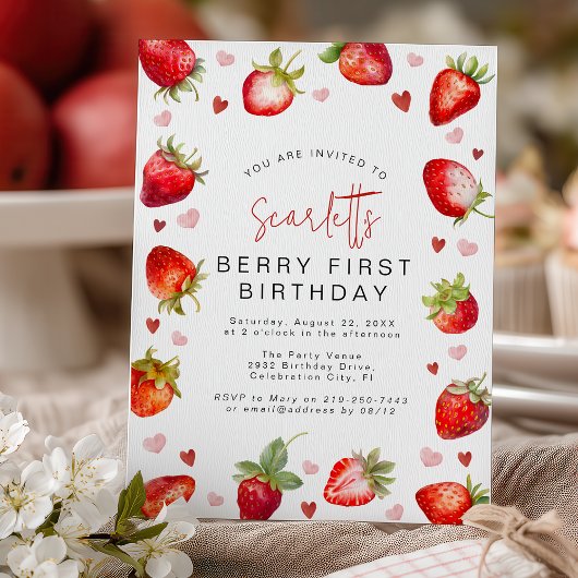 Invitation pour la 1ère fête d'anniversaire de Swe