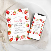 Invitation pour la 1ère fête d'anniversaire de Swe