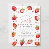 Invitation pour la 1ère fête d'anniversaire de Swe (Devant)