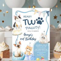 Invitation pour la 2e fête d'anniversaire de Blue