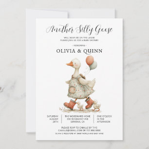 Invitation pour la 2ème Baby Shower de Silly Goose