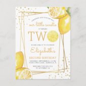 Invitation pour la 2ème fête d'anniversaire au gou (Devant)