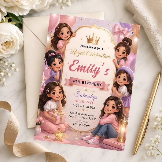 Invitation pour la 4e fête d'anniversaire de la Pr