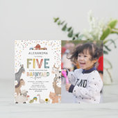 Invitation pour la 5e fête d'anniversaire à la fer (Debout devant)