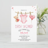 Invitation pour la baby shower de chéri(e) (Debout devant)