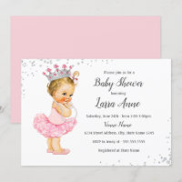 Invitation pour la Baby Shower de la Princesse Éti
