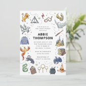 Invitation pour la Baby Shower de l'icône Harry Po (Debout devant)